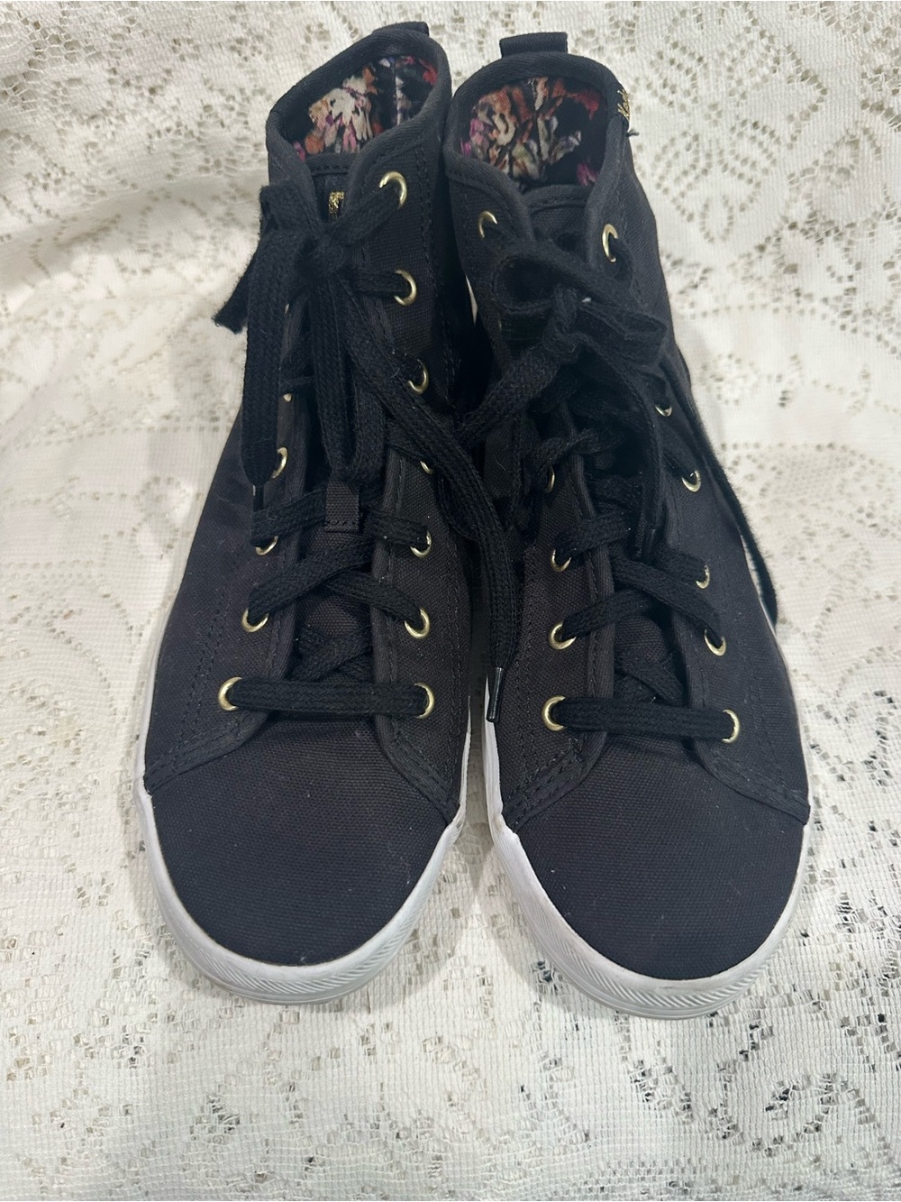 Keds women High-Top Canvas Sneakers - Women 8.5